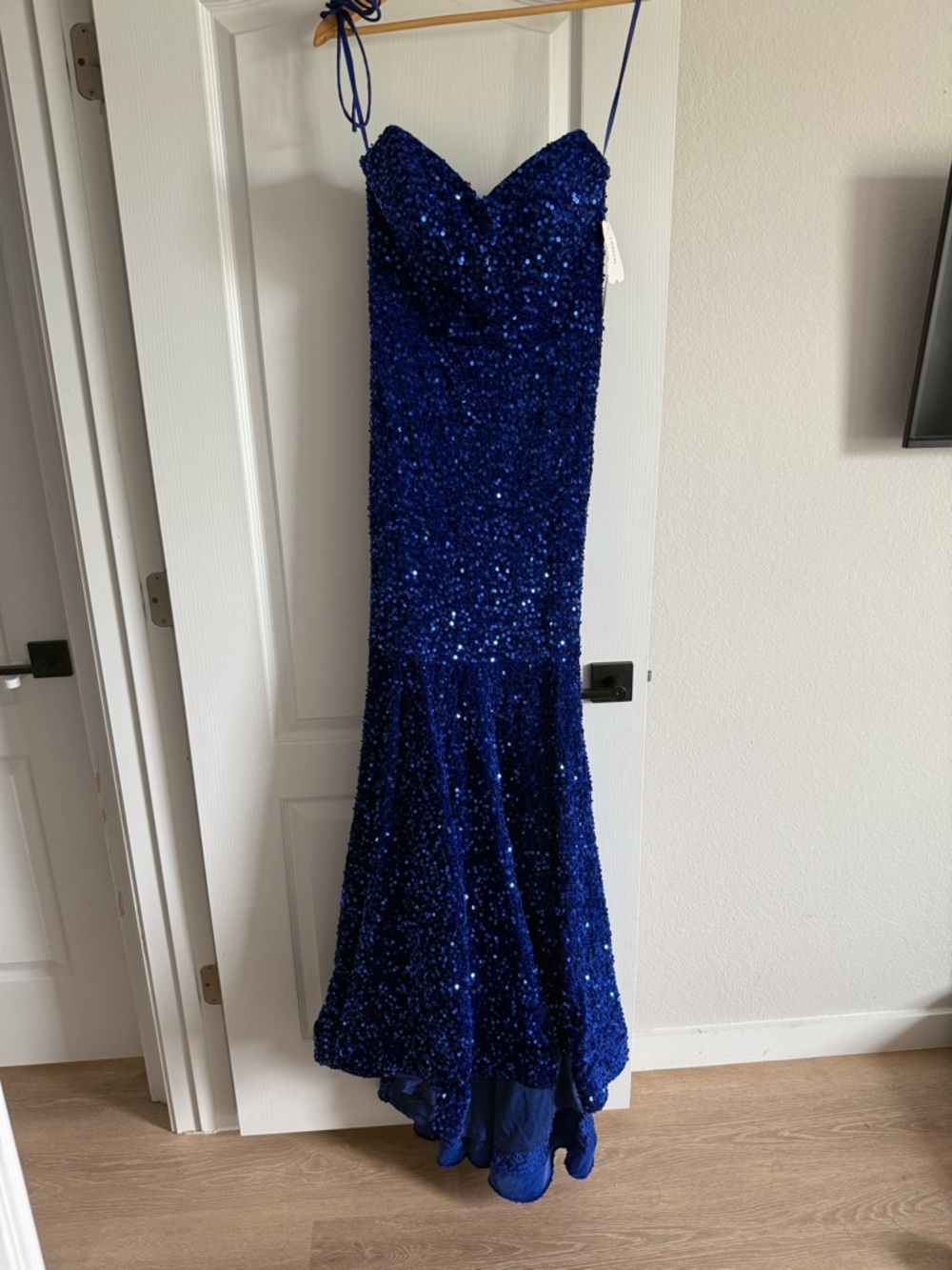 Royal Blue Sequin Mermaid Gown